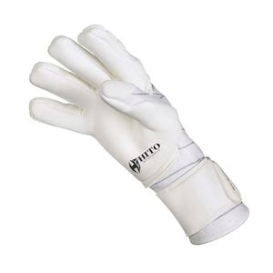 Gants de gardien de but de haute qualité avec protection dorsale et des doigts en Latex, et paume avant en Latex, sangle élastique intégrée. - Product Image 4