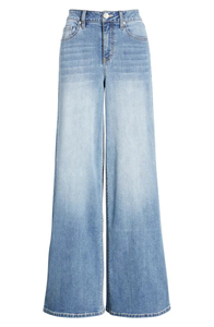 Pantalon en jean extensible personnalisé pour femme, couleur bleue, style vintage, coupe crayon respirante, grandes tailles, délavage foncé - Vente en gros - Product Image 4