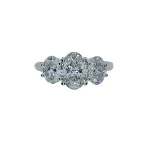 3.10 CT Lab Grown <b>Diamond</b> <b>Ring</b> in 18K Solid Gold | IGI Certified Luxury Engagement Wedding <b>Ring</b> | Gold Plated Bridal Jewelry - Product Image 1