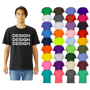 T-shirt en coton 100% pour homme, OEM ODM, t-shirt personnalisé, impression en relief du logo, t-shirt graphique unisexe à manches courtes pour homme - Product Image 2
