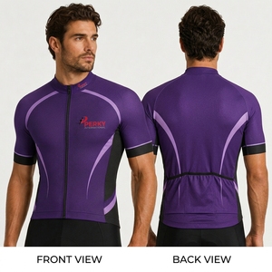 Maillot de Ciclismo Personalizado por Sublimación, Ropa Deportiva con Costuras Resistentes y Tela Flexible para Ciclismo en Equipo - Product Image 4