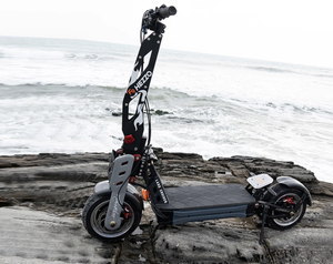 สกู๊ตเตอร์ไฟฟ้าพับได้สองล้อ จักรยานไฟฟ้าสำหรับเดินทางในเมือง 250 วัตต์ ปรับความสูงได้ เบาะพลาสติก สำหรับใช้งานกลางแจ้งในเมือง - Product Image 4