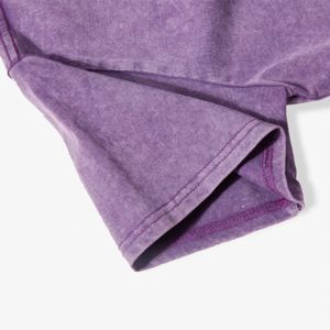 Meilleures ventes 2026 : Crop top 100% coton pour femme, vente en gros, haute qualité, style délavé à l'acide, pour l'été - Product Image 6