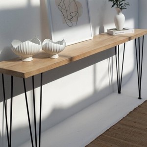 Table console en bois de mangue Vandana Sierra Stellar, plusieurs tailles et options de pieds disponibles - Product Image 5