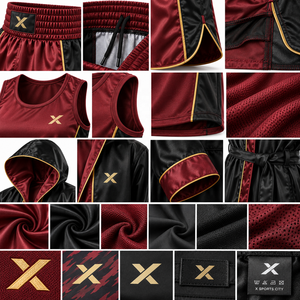 Tenues de boxe pour hommes |   Couleurs personnalisables |   Spandex/Polyester de haute qualité |   Vêtements de sport et d'arts martiaux - Product Image 4