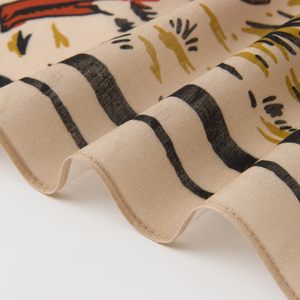 OEM Custom Logo Women Print <b>Square</b> Chiffon Hair Bandana Single Sided Skin-friendly <b>Silk</b> Twill <b>Square</b> <b>Scarf</b> Custom <b>Silk</b> Bandanas - Product Image 3