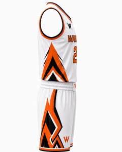 Ensemble de maillot de basket-ball sublimé WARPRO Elite – Débardeur sans manches et short anti-humidité, ensemble de vêtements de sport haut de gamme pour le basket-ball - Product Image 3