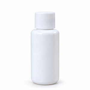 Bouteille PET moderne de 50 ml |   Emballage cosmétique en forme de capsule simple avec corps cylindrique lisse pour les soins de la peau, la beauté et les soins personnels en vrac - Product Image 1