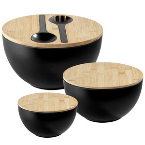 Bamboo Wood Rectangle <b>Bowls</b> & Fruit <b>Bowls</b> Mid Century Modern Design Tabletop Use | OEM Custom Wholesale by Aqudus Saleem India - Product Image 4