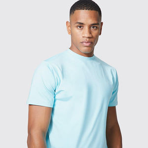 Camisetas de Gimnasio para Hombre 2026 OEM, Nuevo Diseño Personalizado, Material de Algodón Liso, Cuello Redondo, Manga Corta - Product Image 6