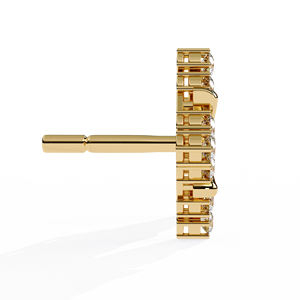 Pendientes de Diamantes Naturales VVS, Corte Brillante de Lujo, Oro Sólido de 14K, Joyería Certificada para Mujer, Estilo Moderno para Bodas y Fiestas - Product Image 4