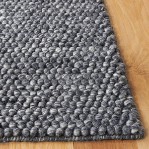 Latest Designer Wool Handmade Braided Loop Area Rugs with Jacquard Technique Abstract Pattern Kilim Style for <b>Bedroom</b> - Product Image 6