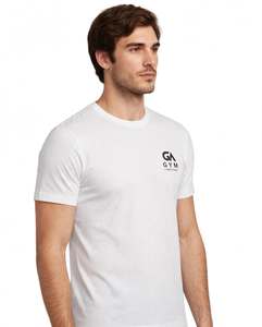 เสื้อยืดโอเวอร์ไซส์ทรงหลวม คอโอเวอร์ คอกลม แบรนด์ GYM ACTIVE คุณภาพพรีเมียม ผ้าริบ 100% คอตตอน สำหรับผู้ชาย รับสกรีนลายตามสั่ง - Product Image 2