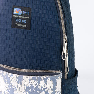 Unisex Canvas <b>Backpack</b> Bag with Custom Logo Fashion Design From Vietnam Manufacturer - Product Image 3