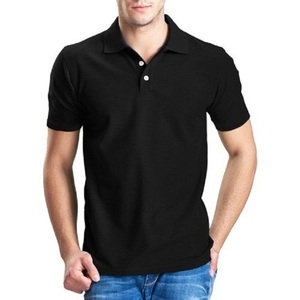 Camiseta Polo Negra de Fábrica, Proveedor de Ropa Masculina Premium, Manga Corta - Product Image 1