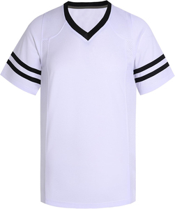 Custom American Football Jersey Moisture Wicking Fabric Applique Embroidery Youth Practice Uniform OEM ODM Supplier - Product Image 2