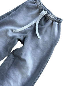 Pantalones Deportivos de Felpa con Logo Personalizado, Estilo Flare, Lavado Ácido, Precio al por Mayor, Pantalones Más Vendidos - Product Image 4