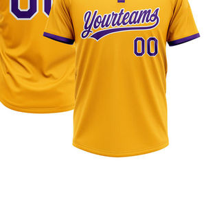 Maillot de baseball personnalisé pour homme, séchage rapide, style vintage, respirant, en polyester, imprimé par sublimation, OEM - Product Image 4