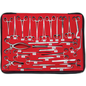 Kit de Instrumentos Quirúrgicos Veterinarios Profesional de 29 Piezas, Herramientas de Acero Inoxidable, Manual de Procedimientos Animales, CE, 5 Años de Garantía - Product Image 2