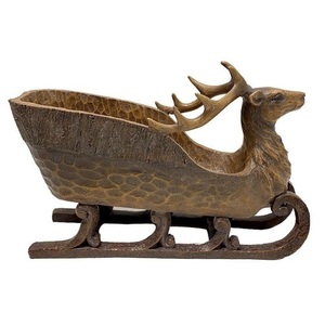 Hot Trending Metal Iron Luxury Design Galvanized Metal Sleigh for Christmas Decor Made With Customized Sizes With Sizes - Product Image 3
