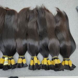 Cheveux Bruts Cheveux Vierges Humains Pour Bleach Meilleure Qualité En Vrac Droite Un Donateur Extensions de Cheveux Vietnamiens - Product Image 1