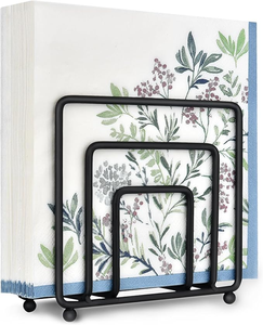 Moderno Porta Servilletas Metálico Pintado para Mesa de Comedor, Cocina, Hogar, Cafetería - Product Image 1