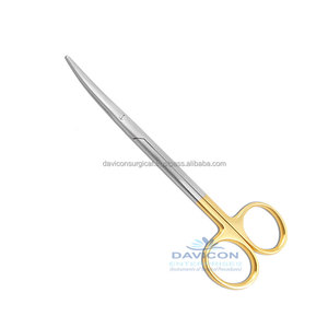 Tijeras de acero inoxidable Metzenbaum Mandela, curvadas, 11 ", TC - Product Image 2