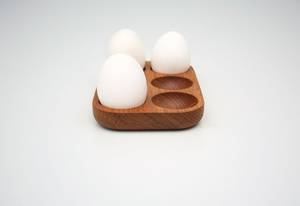 Lavie Creations Wooden <b>Egg</b> Storage Rack for Kitchen Appliance and Restaurant Use Dishwasher & Freezer Safe Sustainable - Product Image 2