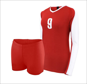 ชุดวอลเลย์บอลแบบใหม่สั่งทำได้ เสื้อเจอร์ซีย์วอลเลย์บอล กางเกงขาสั้น ชุดเสื้อผู้ชายผู้หญิง พิมพ์ลายแบบ Sublimation คุณภาพสูง สำหรับทีม  ผู้จำหน่ายชุดทีม - Product Image 5