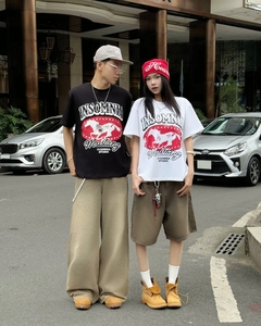 Camiseta de Manga Corta Unisex Extra Grande, Personalizable con Serigrafía, 100% Algodón, Ecológica, Transpirable, Bordado 3D Impreso, OEM ODM - Product Image 5