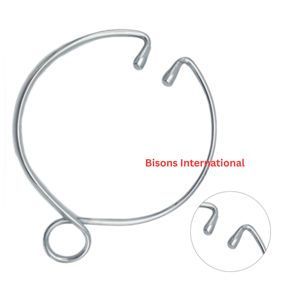 เครื่องมือผ่าตัดแบบตะขอคู่สำหรับสูติศาสตร์ ยี่ห้อ BISONS ผลิตจากเหล็กกล้าไร้สนิมเยอรมัน ใช้สำหรับสัตวแพทย์ ตะขอ OB แบบใช้ซ้ำได้ - Product Image 2