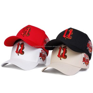 Gorra de Béisbol Deportiva Ajustable de 6 Paneles de Primera Calidad, Bordado 3D, Parche Lateral, Visera Plana, Ropa Deportiva de Equipo, Lote en Existencia - Product Image 4