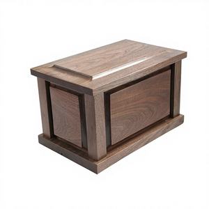 Urne funéraire en bois de style américain, surdimensionnée, la plus vendue, décorative pour table, biodégradable, écologique, marron - Product Image 3