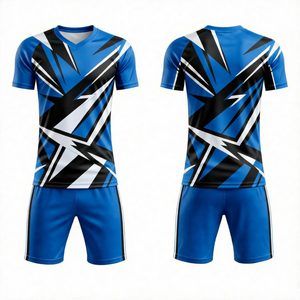 Ensemble de maillots d'entraînement de football personnalisés, short et maillot de football professionnels, vêtements d'entraînement sportifs respirants, tissu anti-transpiration - Product Image 5