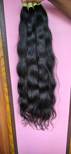 ผมแท้แบบอินเดีย Remy Single Drawn Raw Bulk Hair Temple Hair - Product Image 3