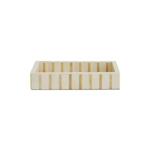 Bandeja de Servicio Decorativa de Lujo con Patrón Inspirado, Organizador Rectangular Artesanal con Incrustaciones de Hueso para Decoración del Hogar, Comedor, Set de Regalo, Adorno - Product Image 4