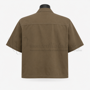 Camisa Casual de Hombre Personalizada, Estilo Oversize, con Botones a Presión, para Otoño, 100% Algodón Orgánico Antiarrugas, Ropa Ecológica ODM - Product Image 2