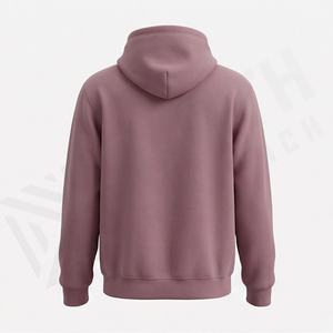 Sudadera con Capucha Unisex OEM de Algodón 100% Grueso para Invierno, Diseño Personalizado de Alta Calidad con Cremallera y Estampado, Color Personalizado - Product Image 2
