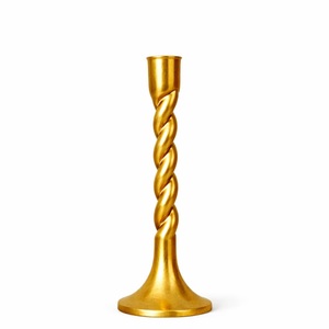 Juego de Portavelas Artísticos con Figura Humana, Portavelas Decorativo de Metal Dorado, Portavelas de Escultura Moderna de Lujo para Bodas, lo último en portavelas - Product Image 5