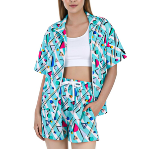 Conjunto Deportivo Cortavientos para Mujer, Chaqueta Ligera Personalizada, Pantalones Cortos, Traje Deportivo para Correr, Entrenamiento Físico - Product Image 2