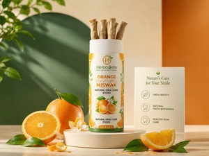 Bâtonnet de soin buccal à base de miswak aromatisé au citron, combinant le bois de miswak naturel avec un goût citronné rafraîchissant, à prix avantageux - Product Image 1