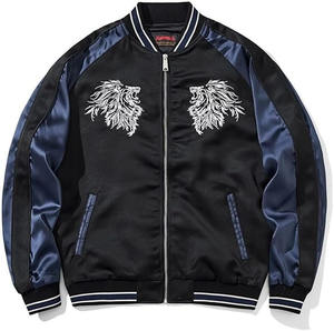 Chaqueta de Satén de Primera Calidad, Logotipos Personalizados, Cuello Alto, Reversible, Transpirable, Tallas Grandes, Chaquetas de Alta Calidad - Product Image 1