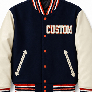 SHH INDUSTRIES Custom <b>Men's</b> Varsity <b>Jacket</b> Letterman <b>Baseball</b> Bomber <b>Jacket</b> Custom Logo High Street College <b>Jacket</b> 100% Cotton - Product Image 3