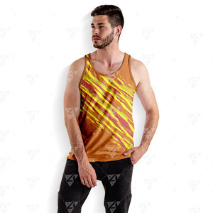 Camiseta sin Mangas para Hombre, Estilo Musculoso, Color Sólido Informal, Diseño Único, Ecológica, de Secado Rápido, Nueva Llegada - Product Image 5