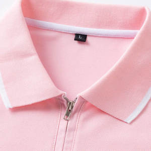 Chemise Homme en Jersey 100% Coton de Haute Qualité, Tricotée Unie, Broderie, Séchage Rapide, Manches Courtes, Boutons, Logo Personnalisé sur le Devant, 200g - Product Image 4