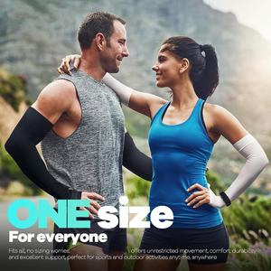 Premium <b>Arm</b> <b>Sleeves</b> <b>Compression</b> Breathable Sports <b>Sleeves</b> Men Women Bulk Supplier - Product Image 4