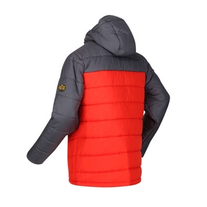 Vente en gros veste en duvet pour hommes fermeture éclair complète veste en jersey à capuche en duvet pour hommes - Product Image 5