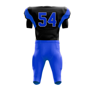 Service OEM & ODM en gros, uniforme de football américain personnalisé respirant en polyester 100% avec impression par sublimation - Product Image 2