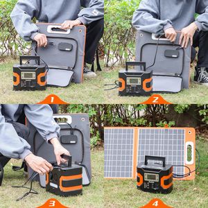 Stazione di Alimentazione Portatile 200W con Batteria 166Wh 45000mAh, Caricatore Solare Pieghevole 60W 18V per CPAP - Product Image 3