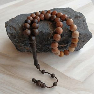 Muslim Wooden Prayer Beads Tasbih Islamic Prayer Beads Muslim <b>Rosary</b> Beads Islamic Muslim Prayer Tasbih Religious Nature - Product Image 1